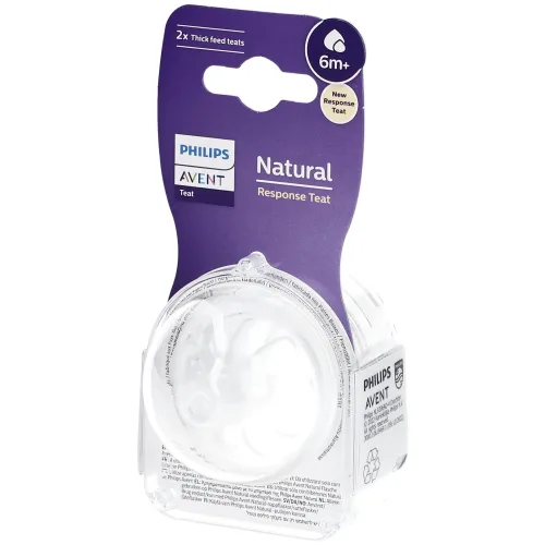 PHILIPS AVENT, Philips Avent Natural Response Sauger, Grösse 6, 6M+ (2 Stk)