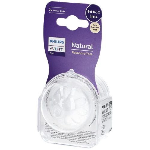 Philips, Philips Natural Response - Sauger 1M+ Saugergröße 3 2er-Pack - SCY963/02
