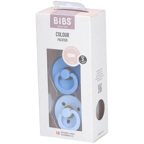 BIBS, 2er-Pack Colour Schnuller Latex, 6-18M