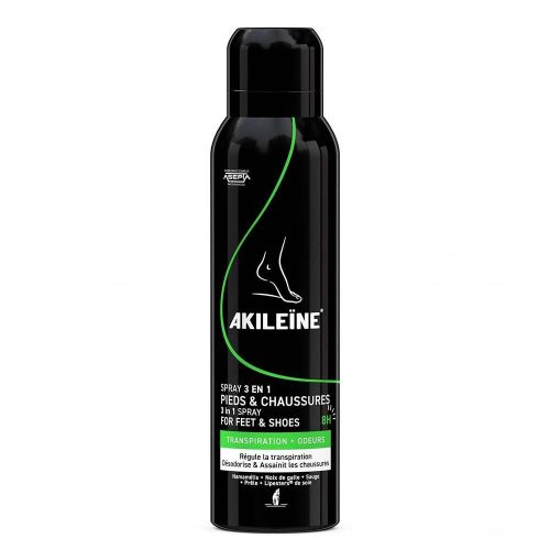 Akileine, AKILEÏNE Grün Fuss- & Schuhspray 3in1 (150ml)
