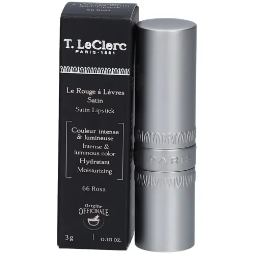 T.LeClerc, T.LeClerc Satin Lipstick Lippenstift 3 g Nr. 66 - Rosa