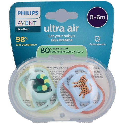PHILIPS AVENT, 2er-Pack Schnuller ultra air, 0-6M