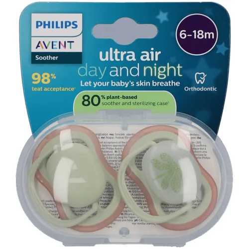 Philips Avent Sucette +6m Air Nacht/Tag