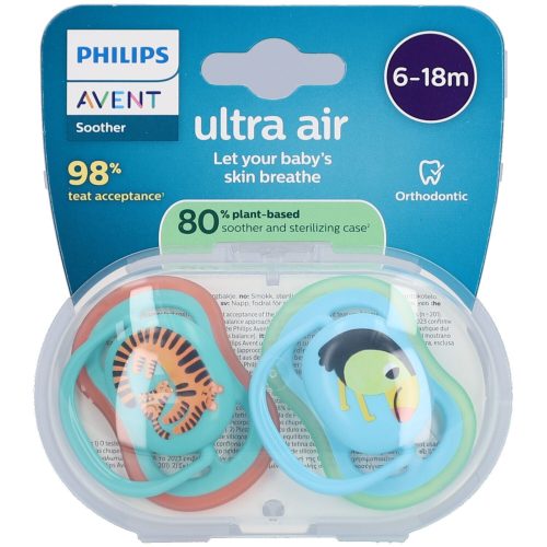 2er-Pack Schnuller ultra air, 6-18M