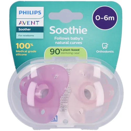 PHILIPS AVENT, 2er-Pack Schnuller Soothie 0-6M