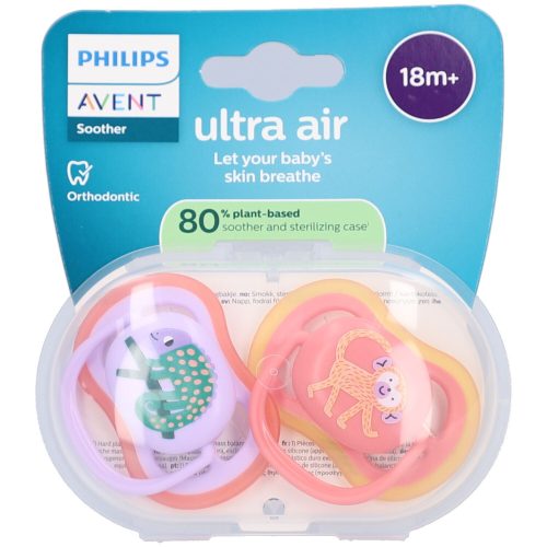 PHILIPS AVENT, 2er-Pack Schnuller ultra air, ab 18M