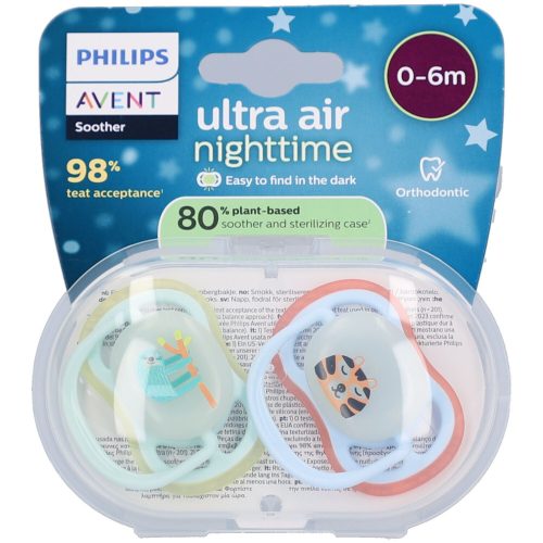 PHILIPS AVENT, Philips Avent Schnuller +0m Faultier-Luft/Löwe