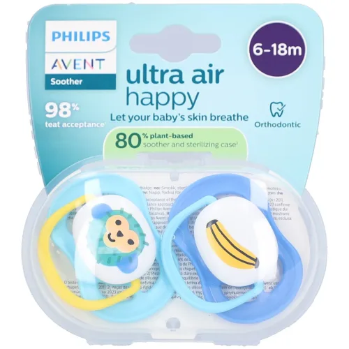 Philips Avent Ultra Air Sucette +6m Luft Sammlung Junge