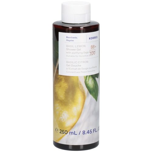 Korres, KORRES Basil Lemon Renewing Body Cleanser Duschgel 250 ml
