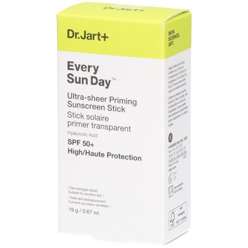 Dr. Jart, Dr. Jart+ Every Sun Day Ultra-Sheer Priming Sunscreen Stick SPF 50 Sonnenschutz 19 g