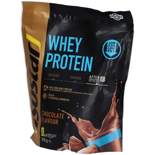 isostar, ISOSTAR Whey Protein Pulver Schokolade Beutel (570g)