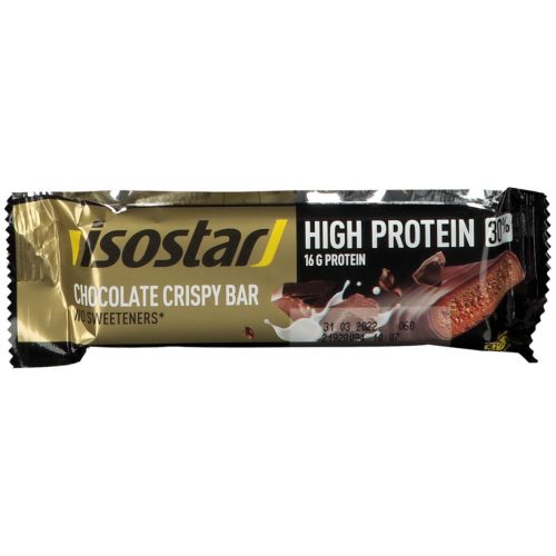 isostar, Isostar High Protein Riegel Chocolate Crispy Bar (55g)