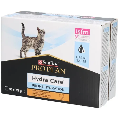 Purina Pro Plan Veterinary Diets, PURINA PRO PLAN Feline Hydra Care - mit Huhn-Geschmack (10 x 75 g)