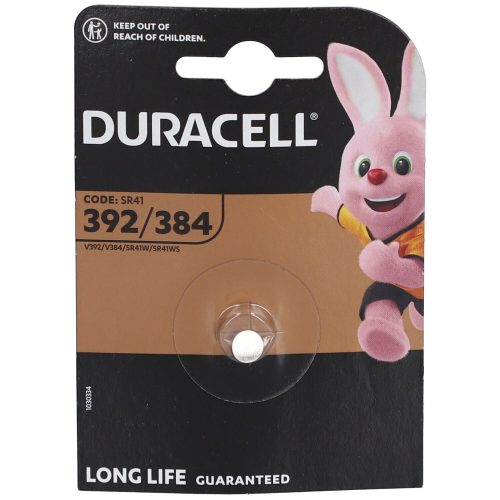 DURACELL, DURACELL Knopfbatterie Specialty 392/384 V392, V384, SR41W, 1.5V