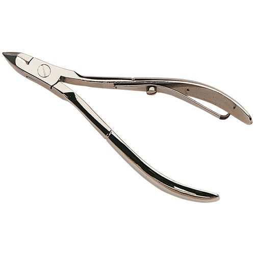 Nippes, Nippes Hautzange, vernickelt, 10 cm