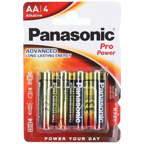 Panasonic, PANASONIC Batterien Pro Power AA LR6 4 Stk