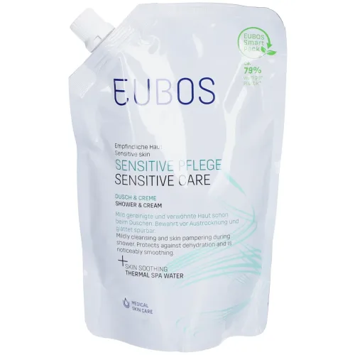 Eubos, EUBOS SENSITIVE DUSCH & CREME Nachfüllpackung (400ml)