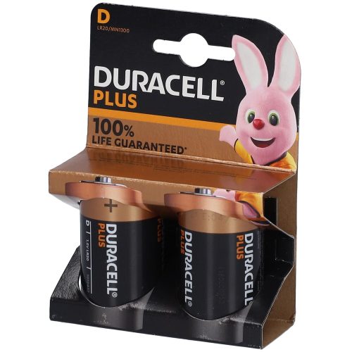 DURACELL, Duracell - Plus, Alkaline-Bat.,2Stk, D(LR20)