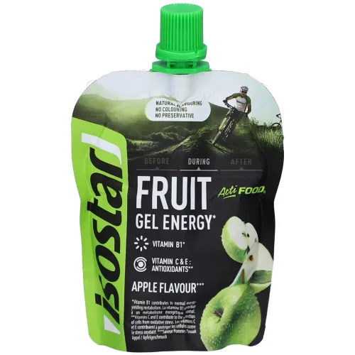 isostar, isostar Actifood Fruit Gel Energy Apfel (90g)