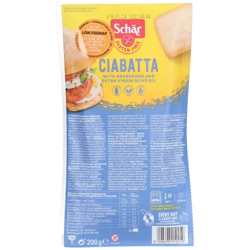 Schär, Schär Ciabatta Aufbackbrötchen (4 x 50g)
