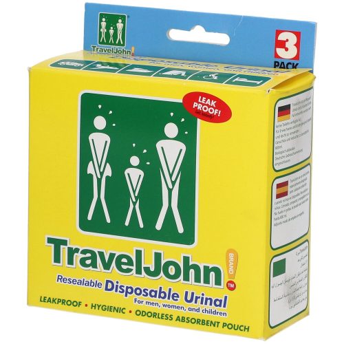 TravelJohn, TravelJohn Einweg Urinal unisex (3 Stk)