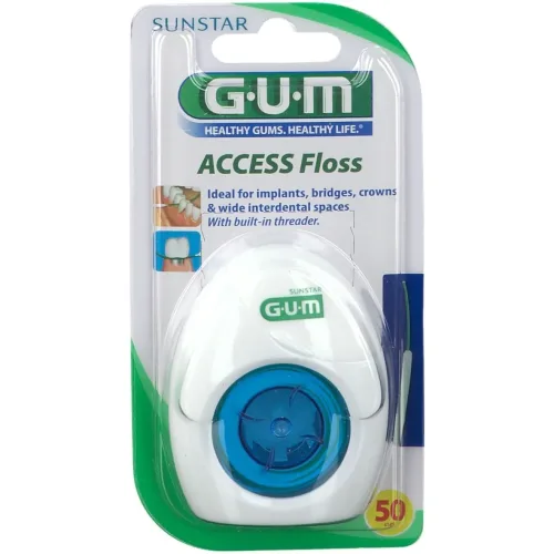 Sunstar Gum, SUNSTAR Gum Acces Floss Zahnseide (50 Stk)