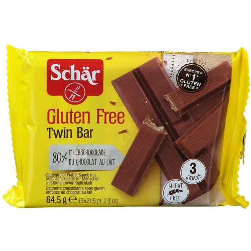 Schär, Schär Twin Bar Snack mit Schoko, glutenfrei (3x21.5g)