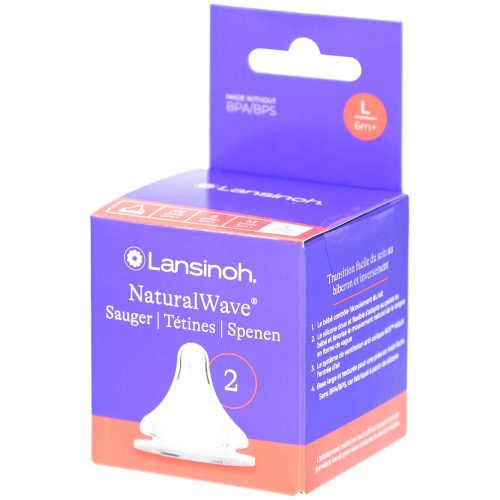 Lansinoh, 2er-Pack Trinksauger NaturalWave