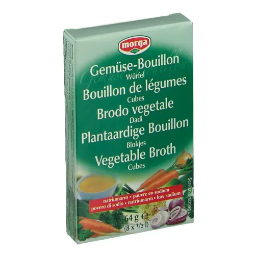 morga, morga Gemüse-Bouillon Würfel Nat-arm (8 Stk)