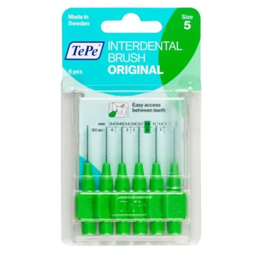 TEPE, TePe Interdentalbürste 0.8mm, grün (6 Stk)