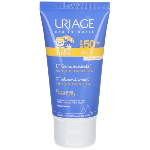 Uriage Baby 1. Mineral-Creme Spf50++
