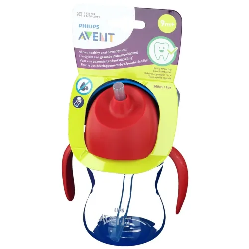 Avent, Philips Avent Strohhalmbecher mit Griffen 200ml ab 9+ Monate