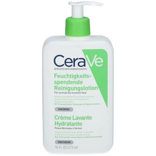 CeraVe, CeraVe - Feuchtigkeitsspendende Reinigungslotion, 473 ml