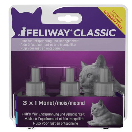 FELIWAY, Feliway Classic 3x48ml Nachfüllflakon Vorteilspack zur Beruhigung