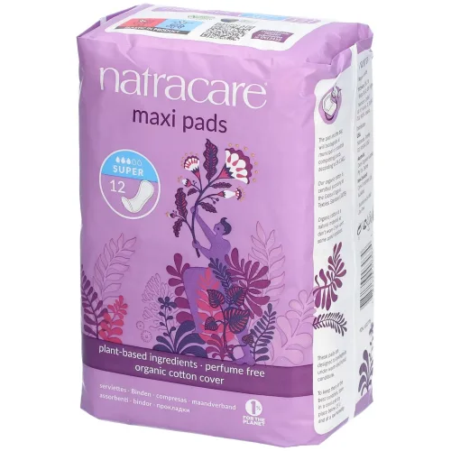 Natracare, Natracare Damenbinden Super (12 Stk)