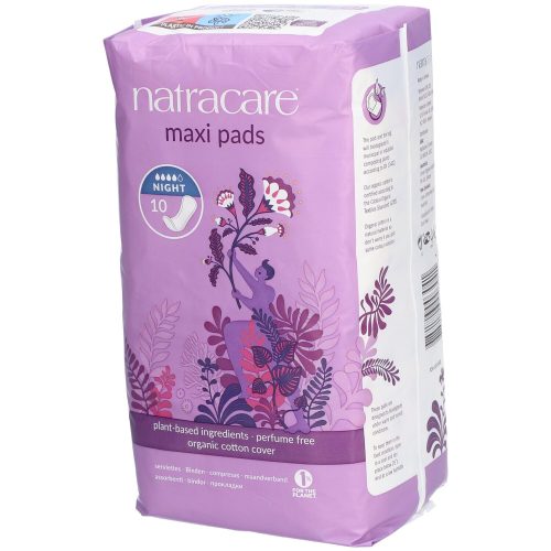 Natracare, NATRACARE Damenbinden Nacht 10 Stk