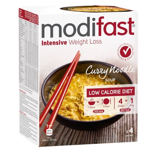 Modifast, MODIFAST Nudelsuppe Curry 4 x 55 g