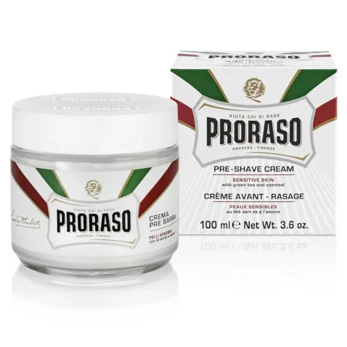 Proraso, Proraso - Preshave Creme White Sensitive 100ml, 100  ml