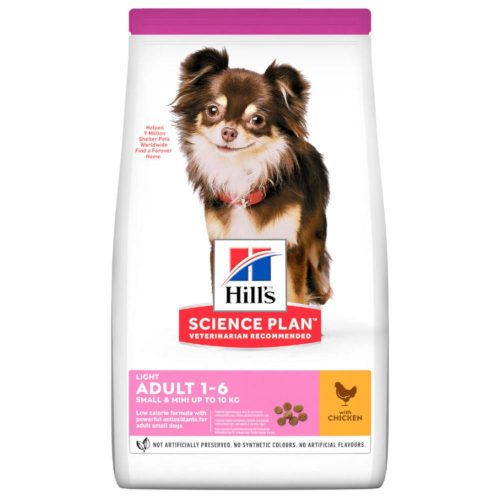 Hills, Hill's Science Plan Small & Miniature Light Adult 1+, Huhn 6 kg