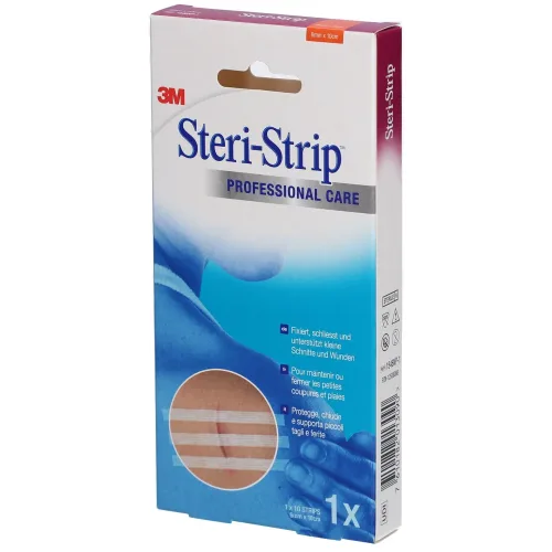 3M Steri-Strip, 3M Steri-Strip 6x100mm weiss verstärkt (10 Stk)