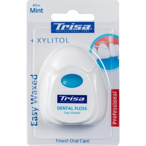 Trisa, Trisa Zahnseide Easy Waxed Mint (40m)