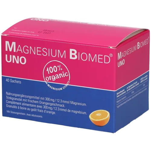 Biomed, Magnesium Biomed Uno Beutel (40 Stk)