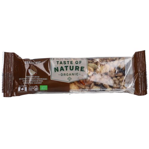 Taste of Nature, TASTE OF NATURE Snack Bar Brazil Nut (40g)
