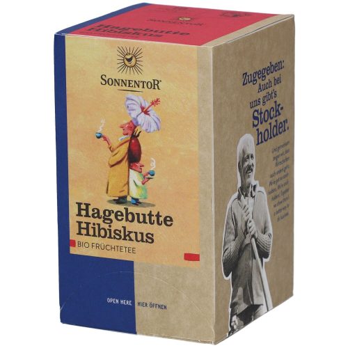 SONNENTOR, Sonnentor Hagebutte-Hibiskus Bio-Früchteteemischung (18x3g)