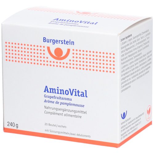 Burgerstein, BURGERSTEIN Aminovital Plv Grapefruitarom 20 Btl