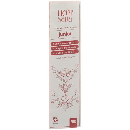 HOPIsana, HOPISANA Ohrenkerzen rot Kinder 4 Stk