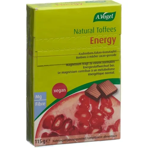 A. Vogel, A. Vogel Natural Toffees Energy Kakao-Granatapfel (115g)