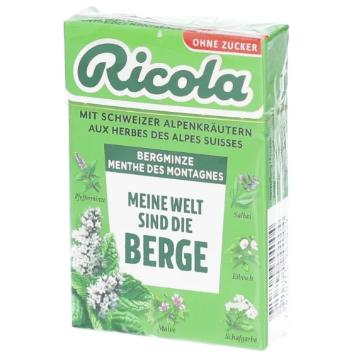 Ricola, Ricola Bergminze Bonbons ohne Zucker (50g)