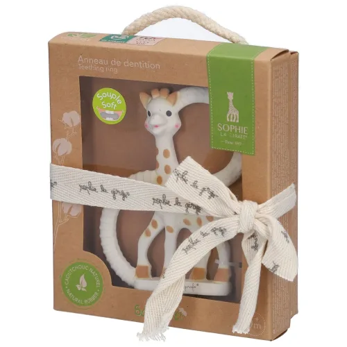 Sophie la girafe, Beißring So'Pure weich aus Naturkautschuk