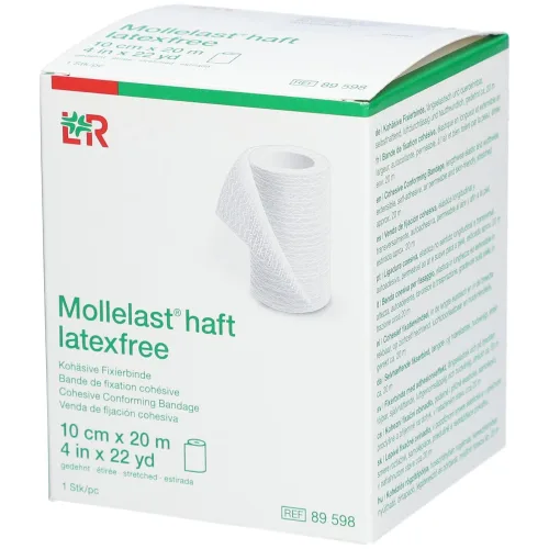 Mollelast, Mollelast haft Fixierbinde 10cmx20m latexfrei (1 Stk)